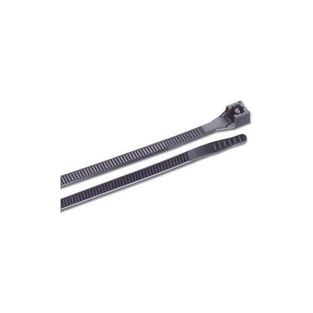 Gardner Bender Cable Tie, 24 in L, 7 in Max Bundle Dia., Black, Nylon 6/6, 175 lb Strength 46-424UVB